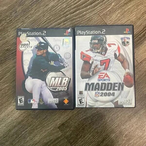 Bundle of 2 PS2 Games - Madden 2004 & MLB 2005